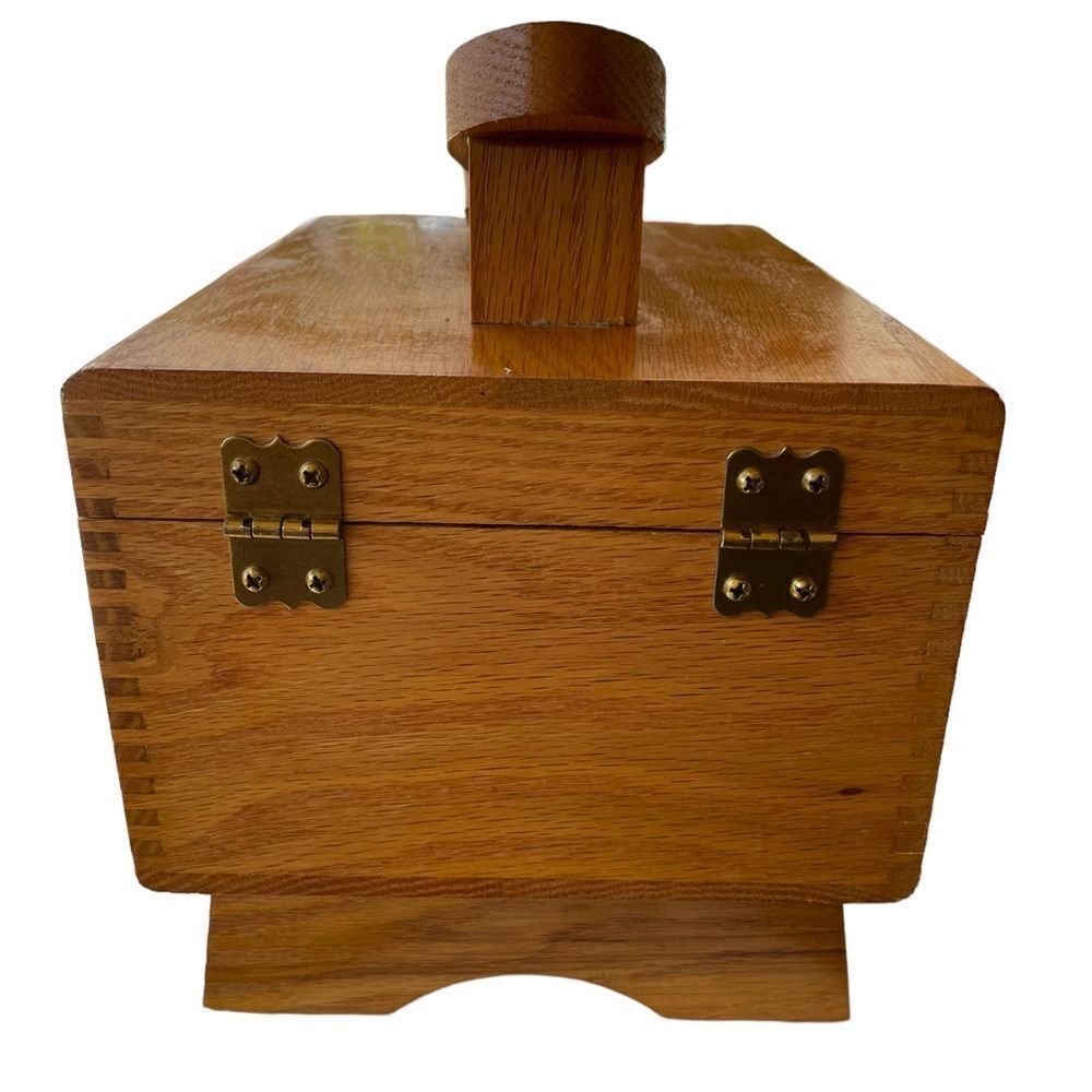 VINTAGE SHOESHINE WOODEN BOX - Picture 4 of 6